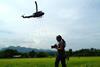 Johanna Lagman on the set of Special Forces on Discovery_JK_helo