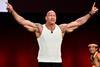 Dwayne Johnson at Disney's CinemaCon 2024 presentation